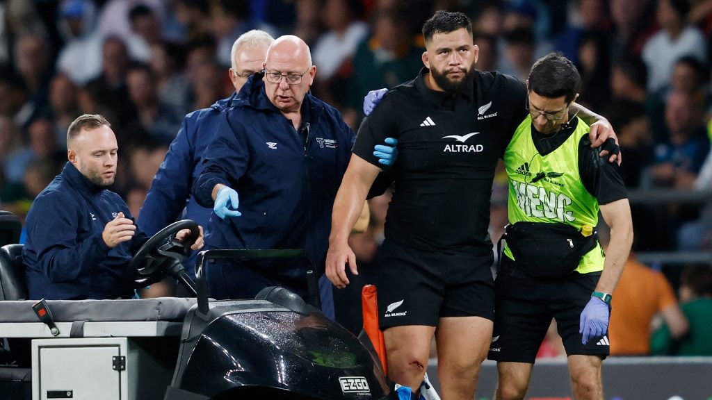 All Blacks voice concern after prop gets cut ‘right through into the muscle’