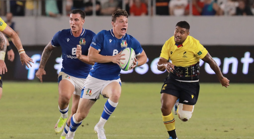 Italy hammer 14-man Romania in Rugby World Cup warm-up rout