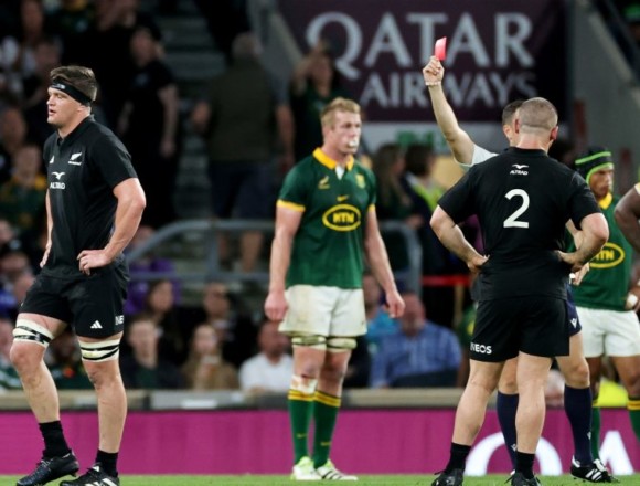 Red-carded Scott Barrett faces missing the start of the World Cup
