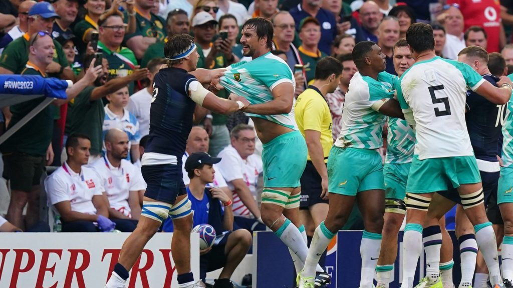 Clinical South Africa get World Cup title defence started with Scotland win