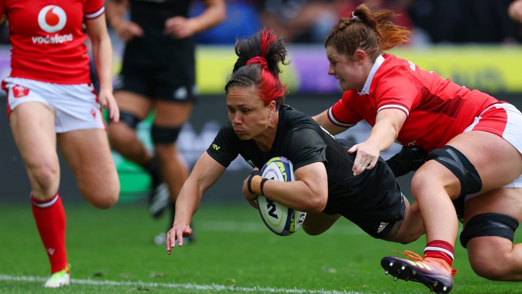 Ruby Tui scores four as Black Ferns thump Wales in Dunedin