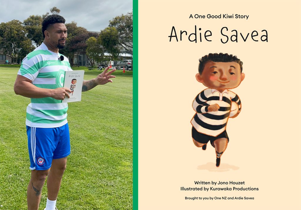 Ardie Savea, le meilleur joueur du monde, raconté aux enfants