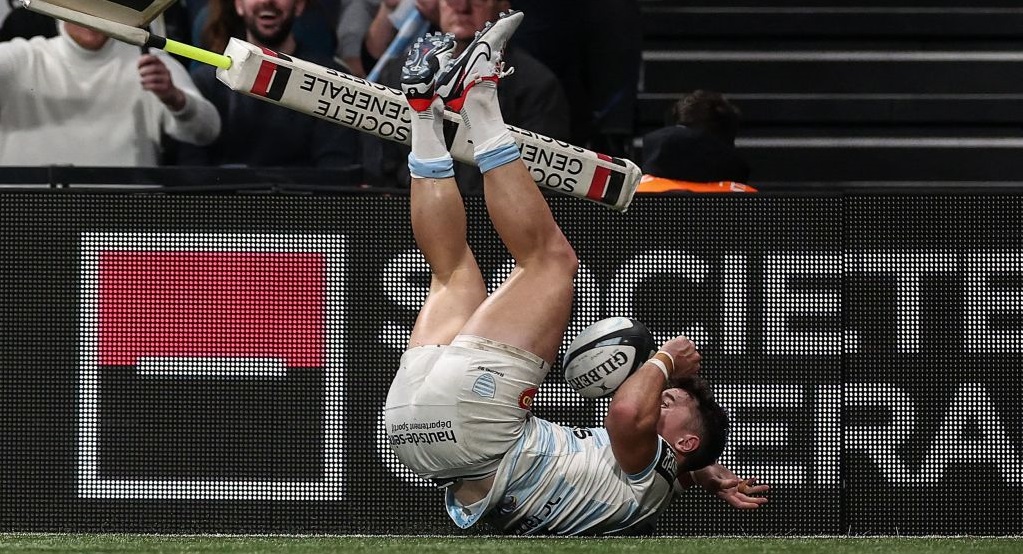 Watch – Racing 92’s Henry Arundell finishes off 65m counter-attacking try