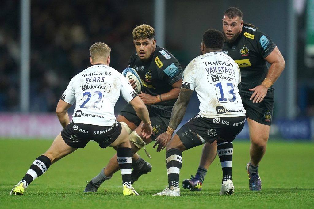 Exeter see off battling Bristol to go top of Premiership