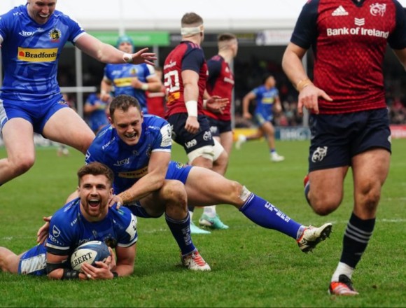Exeter Chiefs sting Munster late in Sandy Park thriller