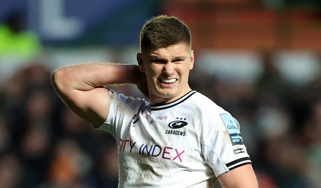Young rugby fan begs Owen Farrell not to leave Saracens