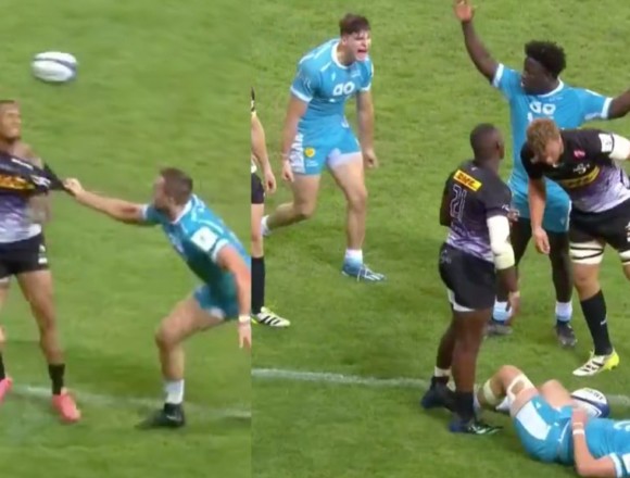 ‘Complete brain fade’: Crazy in-goal pass ends in disaster for Stormers