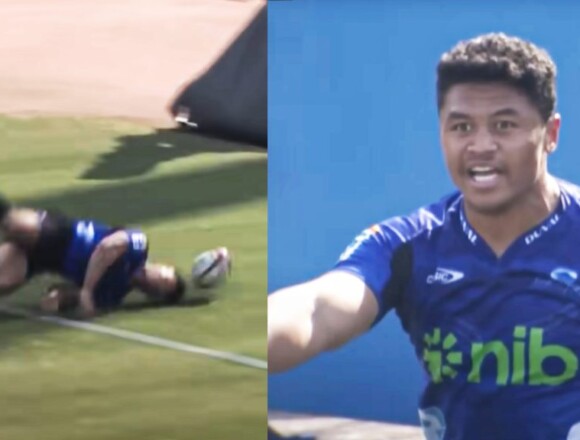 Watch: Caleb Clarke’s superman try has to be seen to be believed